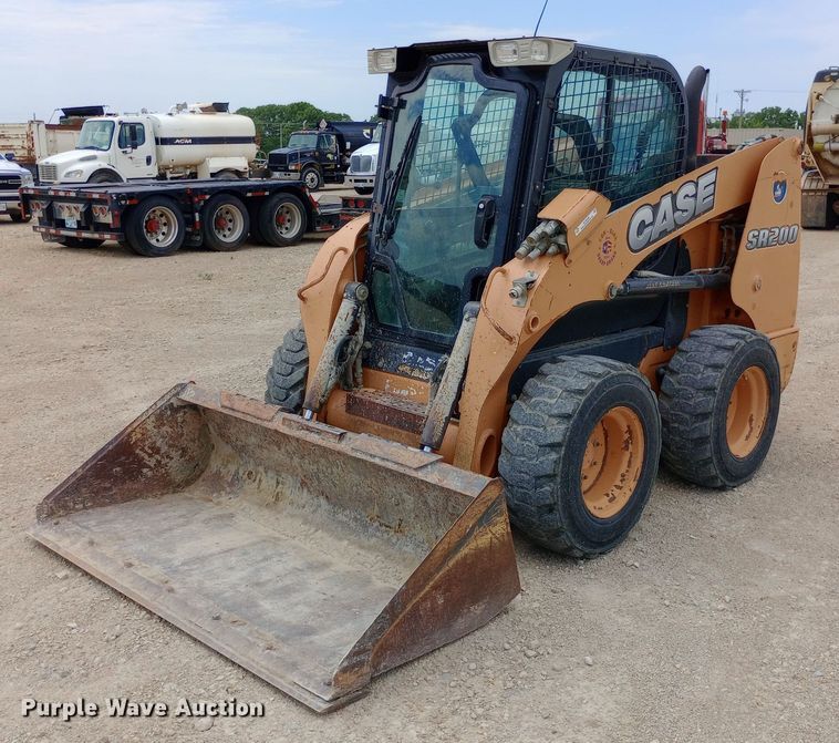 2012 Case SR200 skid steer loader - NY9338