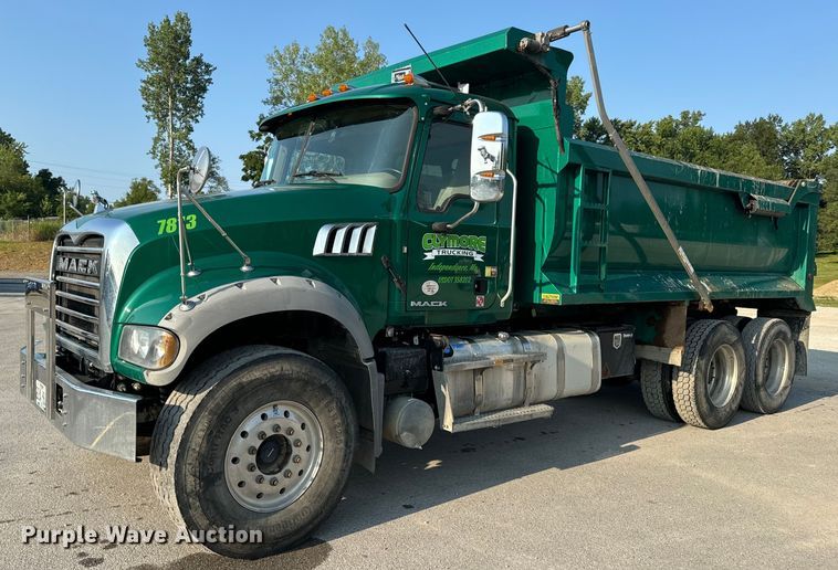 Mack GU713 Construction Dump Truck For Sale | Purple Wave Auction