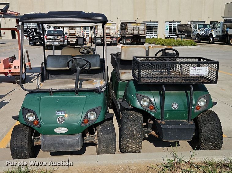 (3) golf carts - DR8732