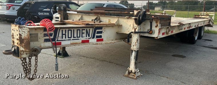 2014 Holden 30K equipment trailer - EG0556