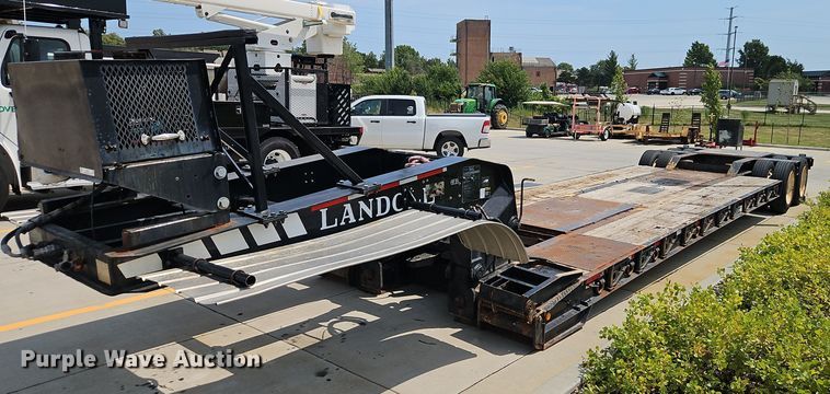 1991 Landoll lowboy equipment trailer - EI8176