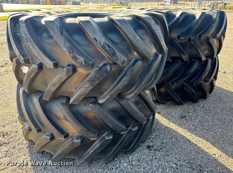 (4) Michelin MegaXBib 750/65R26 tires - MU9902