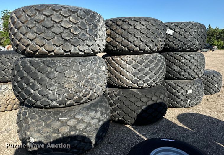 (10) Alliance N.D. Tractor 28L-26 tires and wheels - MU9908