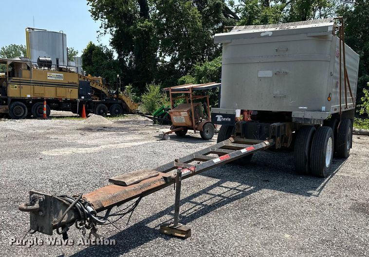 1985 SUMP end dump pup trailer - EJ7057