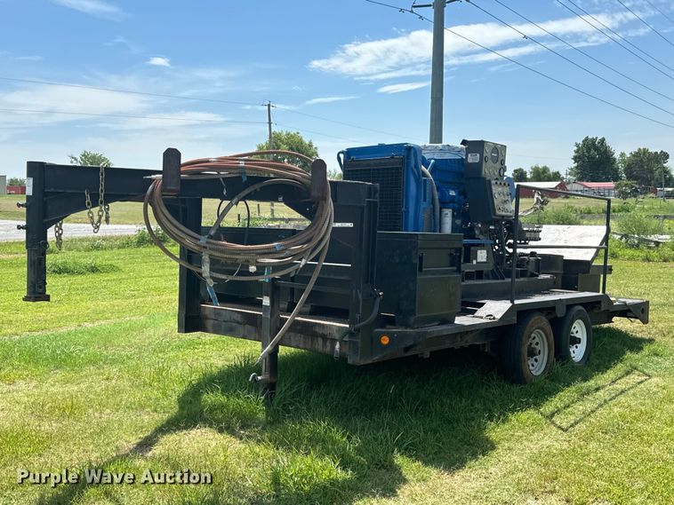 Shop built flatbed trailer - DX1019