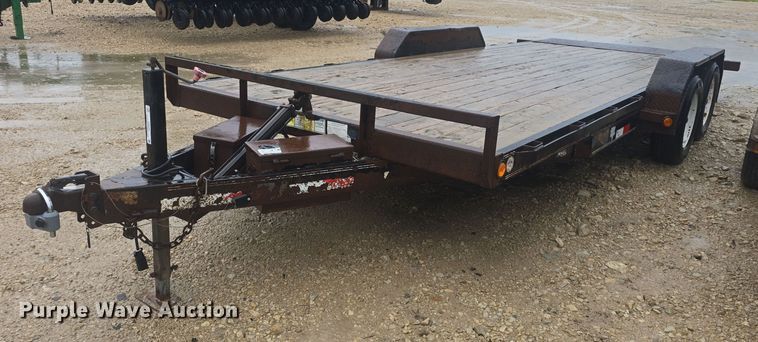 2014 PJ Carhauler TH202 tilt deck utility trailer - EK6287