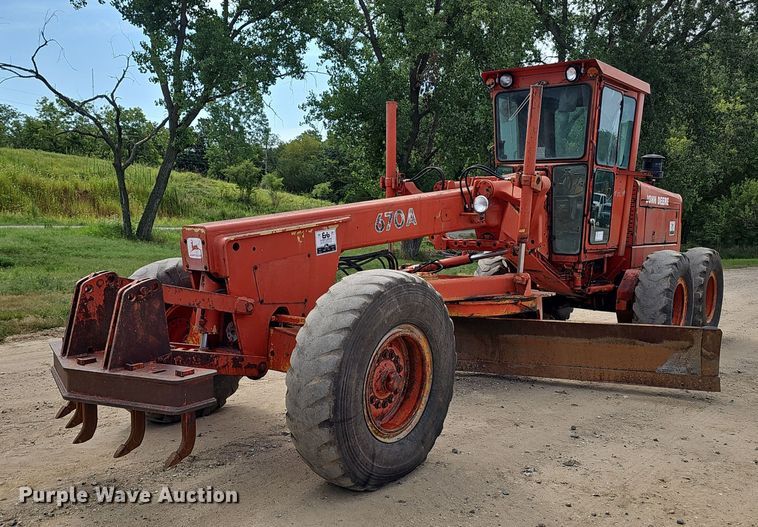 1985 John Deere 670A motor grader - DS4657