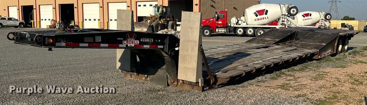 1986 Trail King 1552-4800 lowboy equipment trailer - DX3516