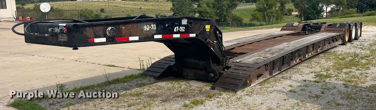 2000 Talbert T3DW-50SA-HRG-1-T1 lowboy equipment trailer - EK8847
