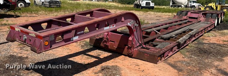 1988 Trail King lowboy equipment trailer - OM9583