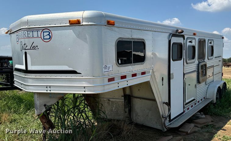 1998 Barrett livestock trailer - DU3022