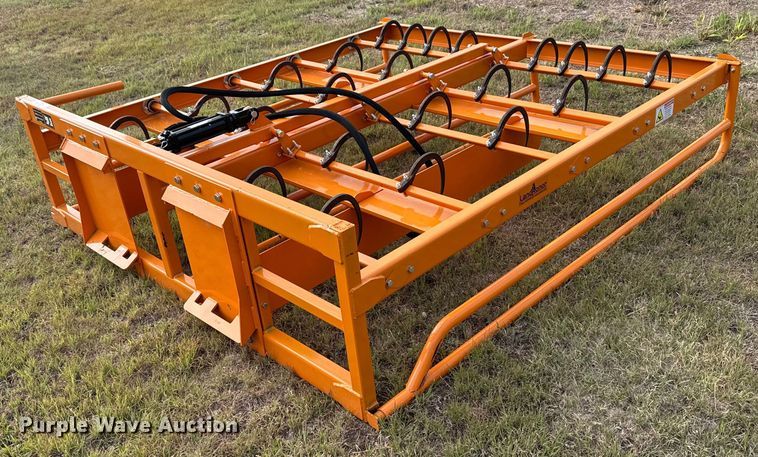 2024 LandHonor HAG-12-24Q skid steer hay accumulator grapple - DX3568