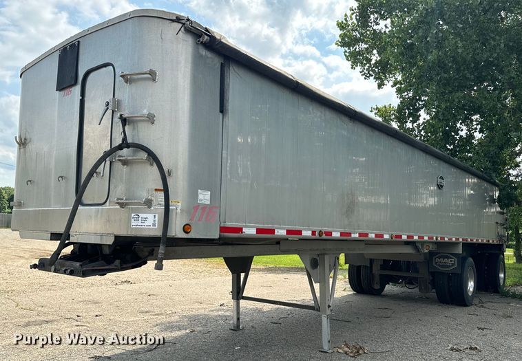 2011 Mac end dump trailer - EE7486