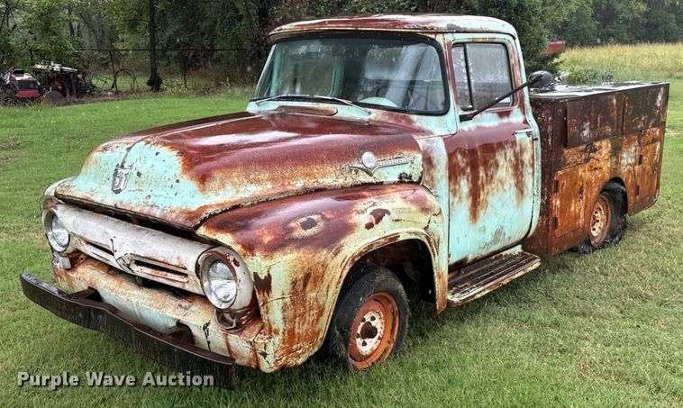 1956 Ford F100 utility bed pickup truck - DX1050