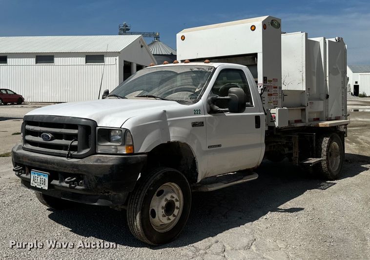 2002 Ford F450 Super Duty refuse truck - EH4434