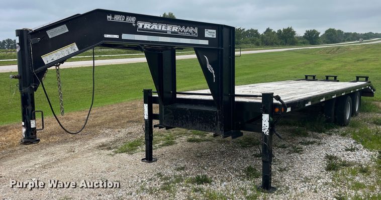 2011 Trailerman HHG8235F20 equipment trailer - EK8922