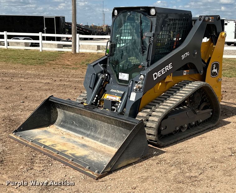 2022 John Deere 317G tracked skid steer loader - DO7156