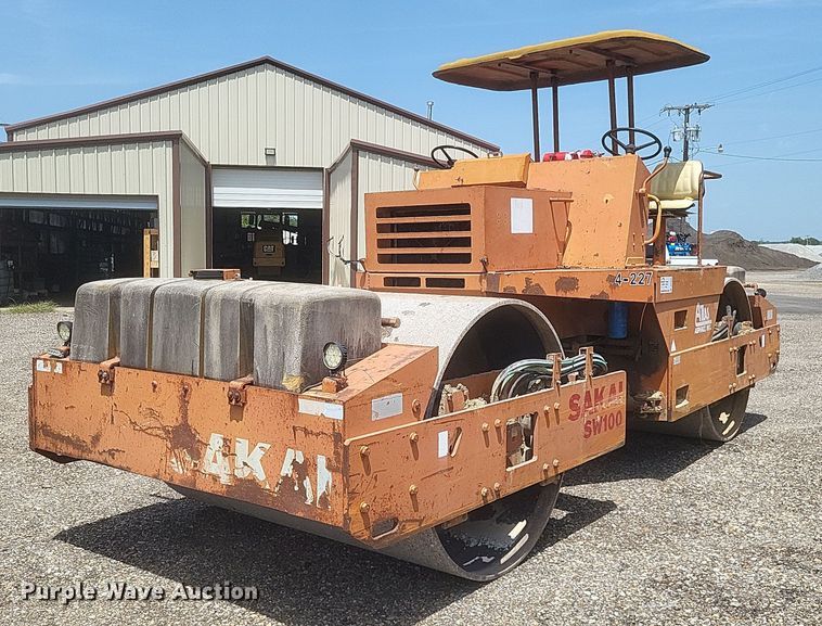 1992 Sakai SW100 double drum roller - DR4935