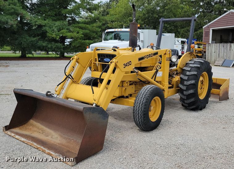 1987 Ford 345D landscape tractor - DW2252