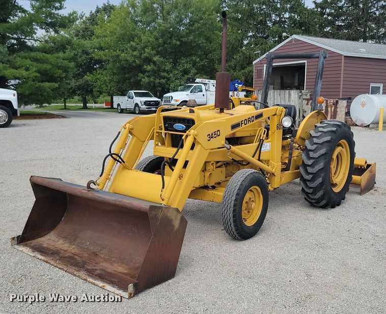 1985 Ford 345D landscape tractor - DW2253