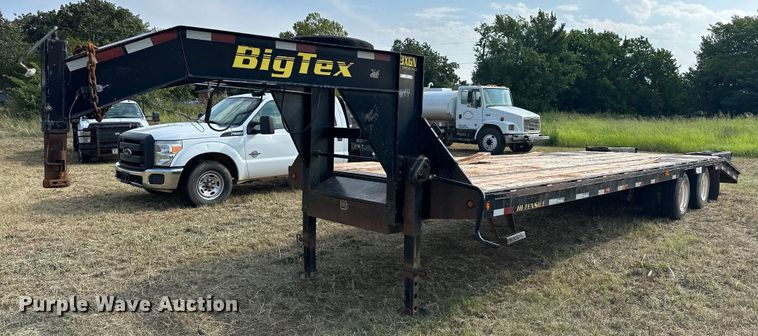2012 Big Tex 3XGN equipment trailer - EJ8897