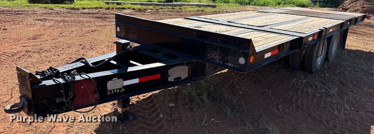 1992 Kalyn KTD-30 tilt deck equipment trailer - EJ8935
