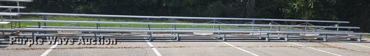 (7) sections of aluminum bleachers - EK6421