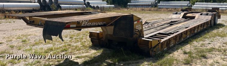 2002 Eager Beaver 35GSL lowboy equipment trailer - EK8994