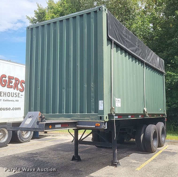 1974 Bertolini refuse trailer  - DR4973