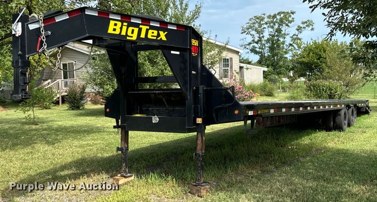 2021 BigTex  22GN HD equipment trailer - DX1087