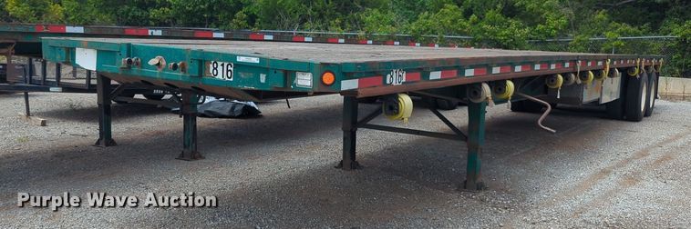 1993 Fontaine FTW-5-8048SLAW flatbed trailer - NW9666
