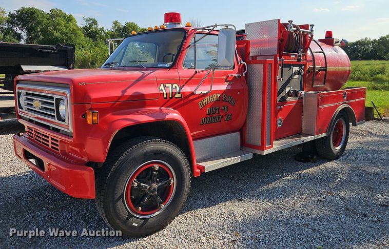 1982 GMC  C7000 pumper fire truck - EI8295