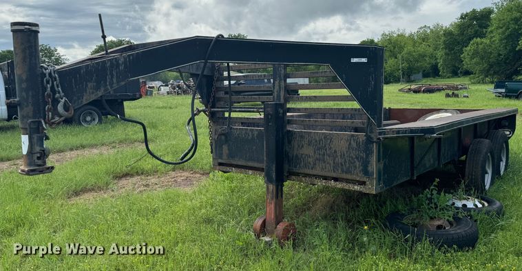 Shop built  equipment trailer - EJ0498