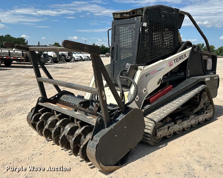 2010 Terex PT-100  forestry tracked skid steer loader - EJ8948