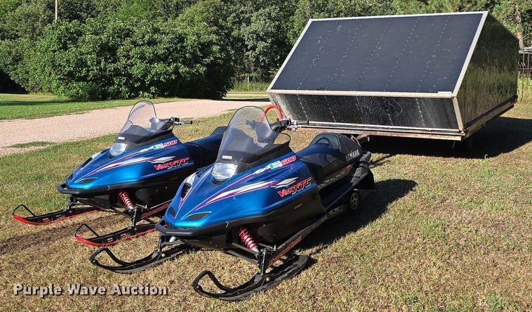 (2) 1997 Yamaha V MAX XTC snowmobiles - OD9731