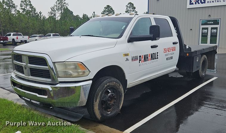 2012 Dodge  Ram 3500 flatbed pickup truck - OJ9853