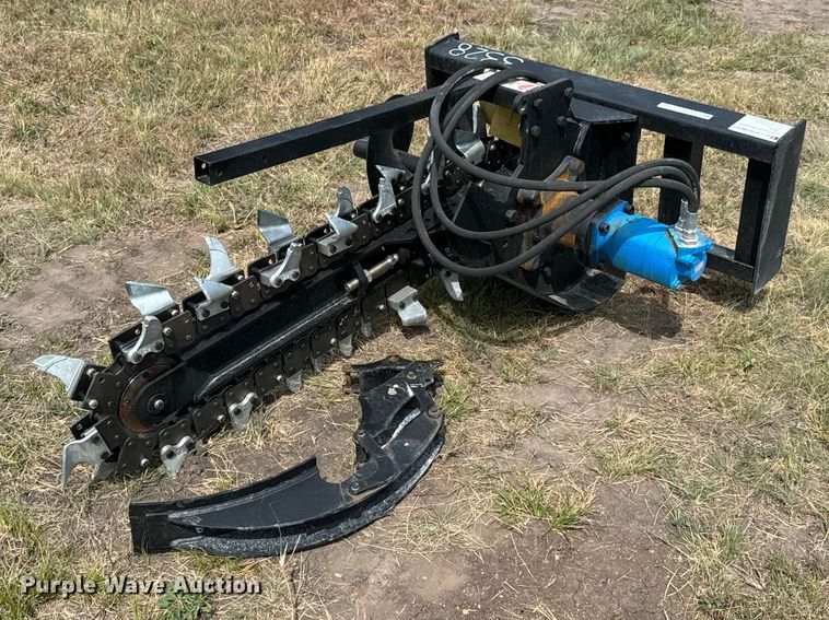 JCT Attachments skid steer trencher - DX1206