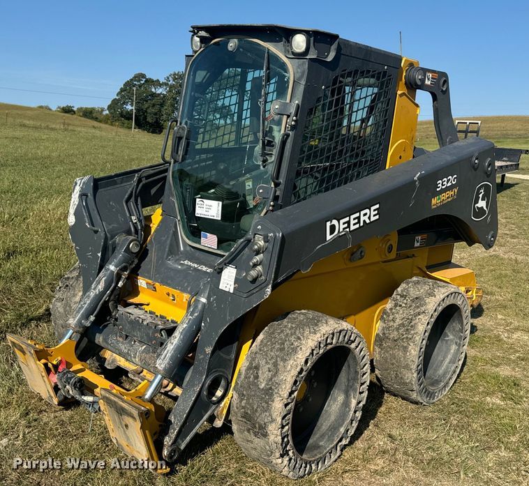 2021 John Deere 332G skid steer loader - EE7588