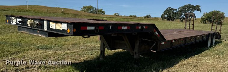 2011 Neville Built drop deck equipment trailer - EE7589