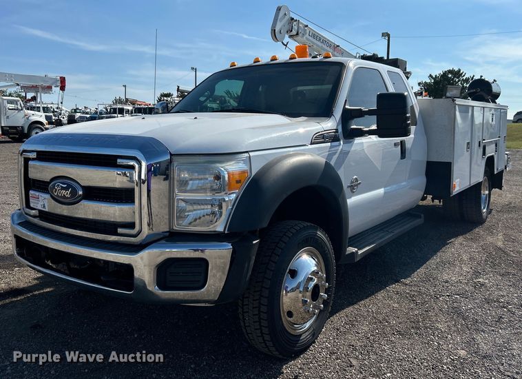 2012 Ford F550 Super Duty XL SuperCab utility / service truck - EG0990