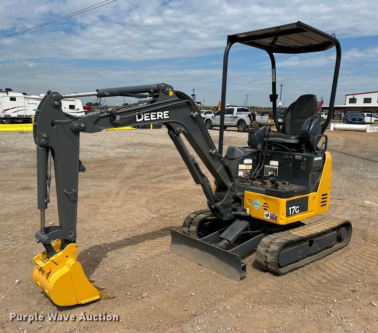 2016 John Deere 17G mini excavator - EJ8967
