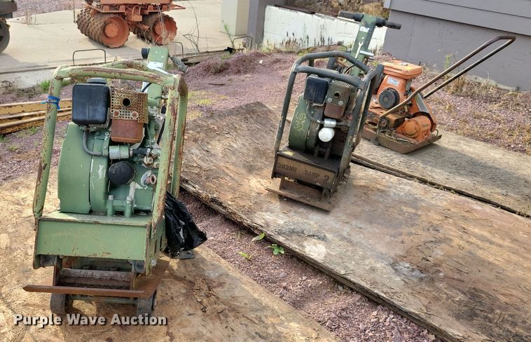 (4) plate compactors - KA9865