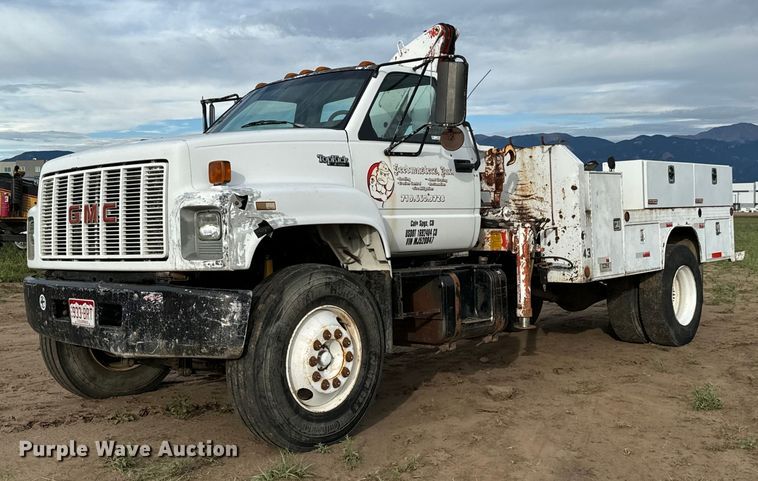 1991 GMC TopKick C6500 crane truck - LG9013