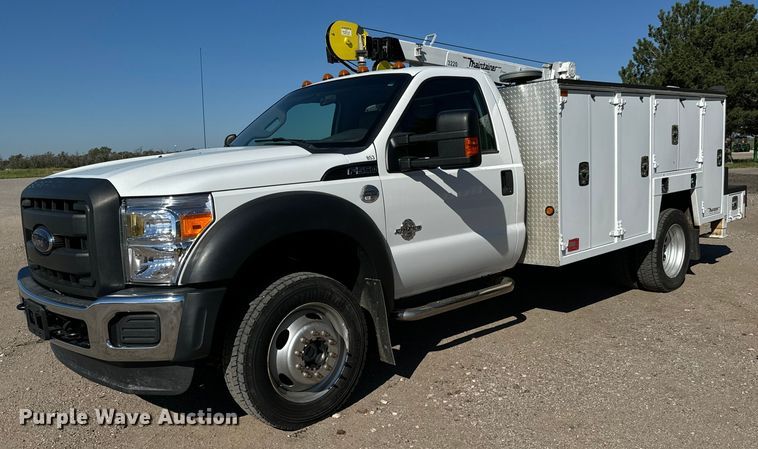 2012 Ford F550 Super Duty XL utility / service truck - MV9076
