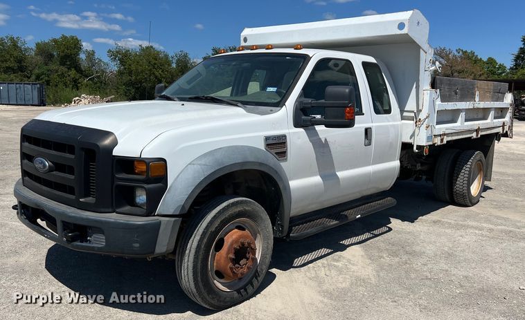 2010 Ford F450 Super Duty XL SuperCab dump truck - EJ3002