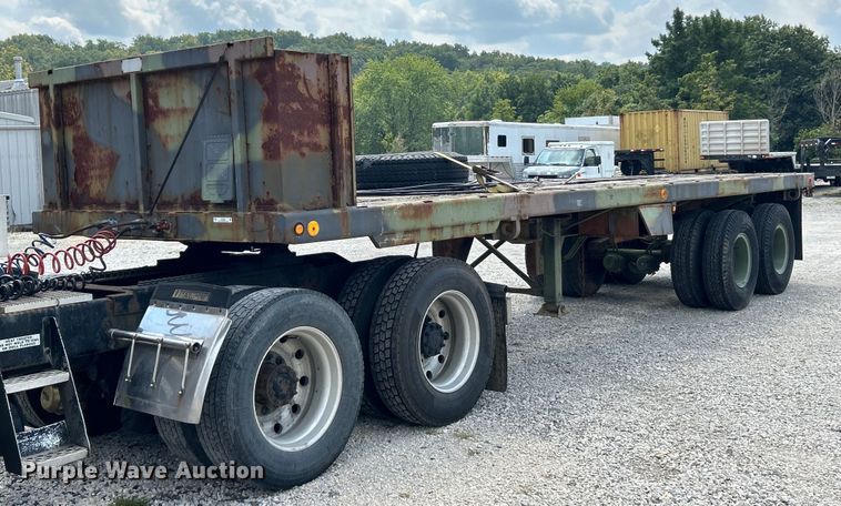 1991 Dynaweld M871A2 flatbed trailer - EK3287