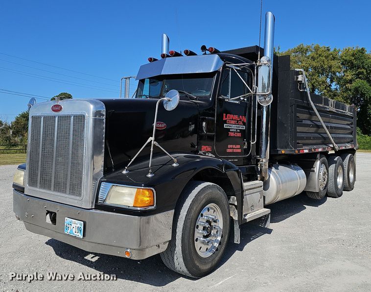 Peterbilt 377 Construction Dump Truck For Sale | Purple Wave