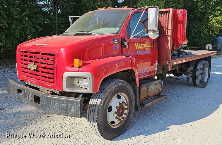 2007 Chevrolet C6500 dump flatbed truck - NX9204