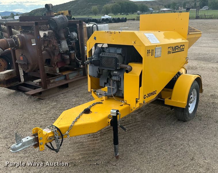 2002 Mayco C-30HDZ grout pump - EG9871