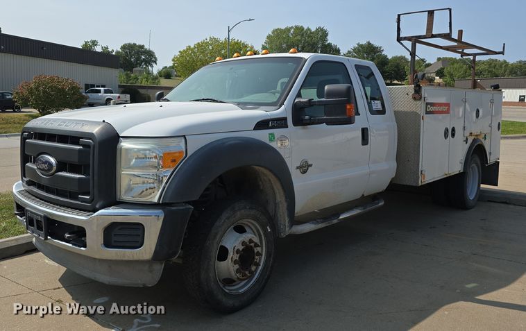 2012 Ford F550 Super Duty XL SuperCab utility / service truck - DS4839